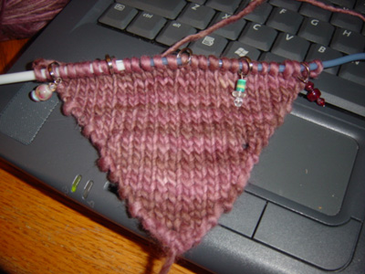 set up rows and first set of increase rows