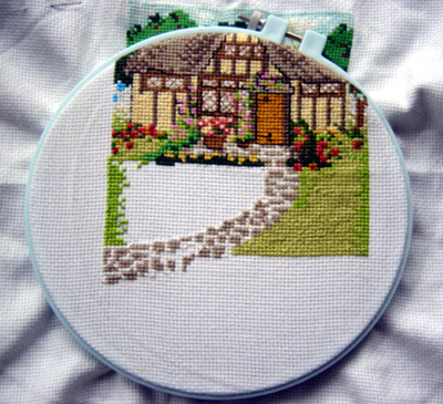 a cross stitch we will go.