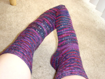 butterfly socks from judy the knitter