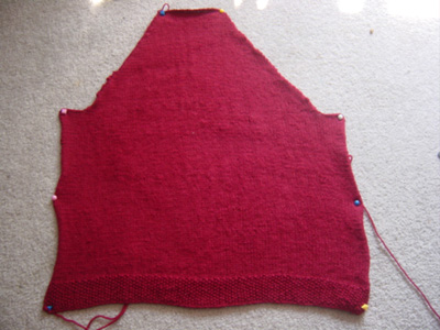 it might be a sweater back...