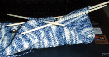 sock with heel